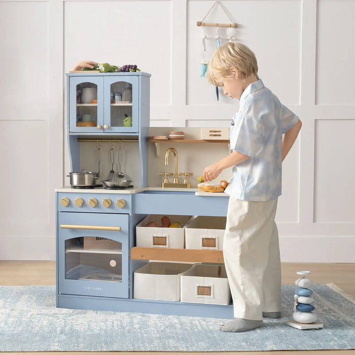 Shop Tiny Land Serenity Wooden Kitchen, Blue at GoodBuy Gear