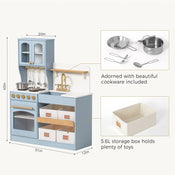 Shop Tiny Land Serenity Wooden Kitchen, Blue at GoodBuy Gear