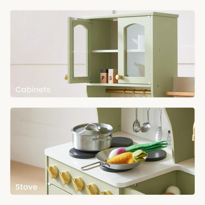 Shop Tiny Land Serenity Wooden Kitchen, Green at GoodBuy Gear