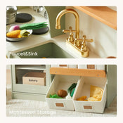 Shop Tiny Land Serenity Wooden Kitchen, Green at GoodBuy Gear