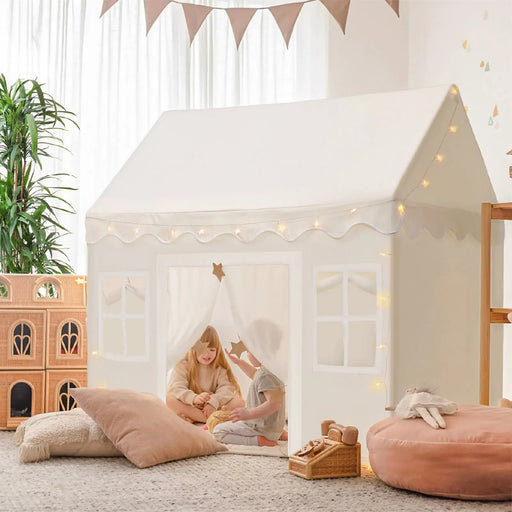 Shop Tiny Land Playhouse Tent, Natural Cream at GoodBuy Gear