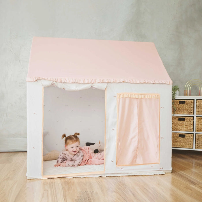 Shop Tiny Land Sweet Citrus Kids Play Tent, White and Pink at GoodBuy Gear