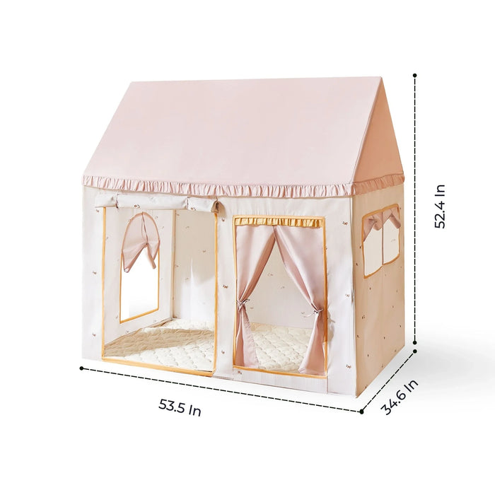 Shop Tiny Land Sweet Citrus Kids Play Tent, White and Pink at GoodBuy Gear