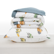 Shop Little Unicorn Cotton Muslin Toddler Bedding 3 Piece Set, Work Trucks at GoodBuy Gear