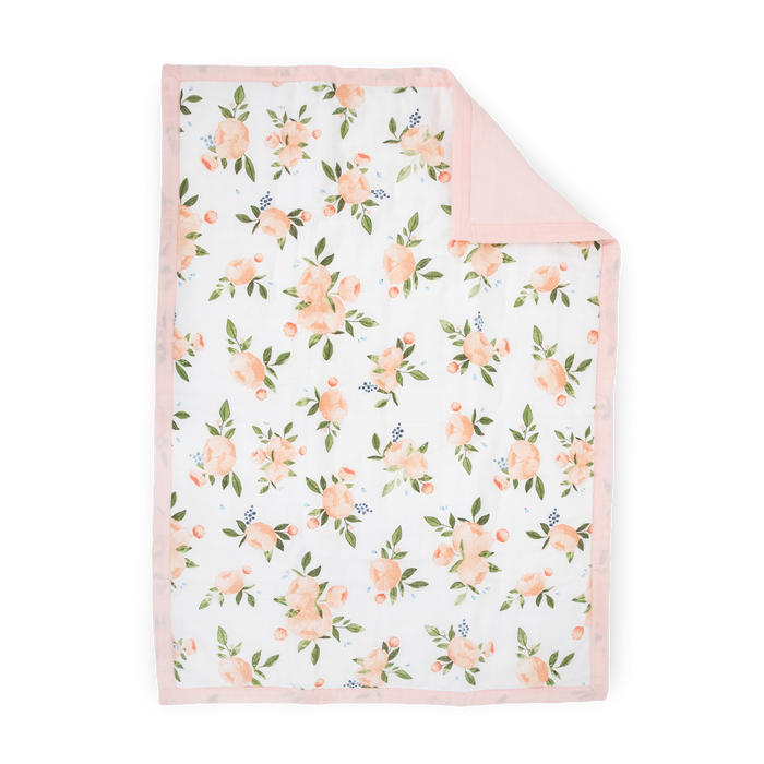 Shop Little Unicorn Cotton Muslin Toddler Bedding 3 Piece Set, Watercolor Roses Grande at GoodBuy Gear