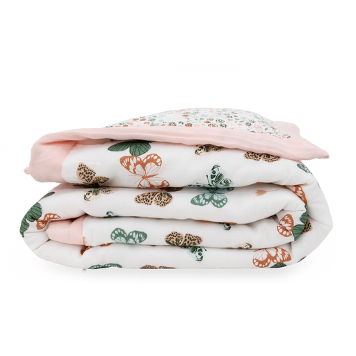 Shop Little Unicorn Cotton Muslin Toddler Comforter, Butterflies at GoodBuy Gear