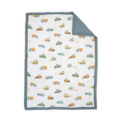 Shop Little Unicorn Cotton Muslin Toddler Bedding 3 Piece Set, Work Trucks at GoodBuy Gear