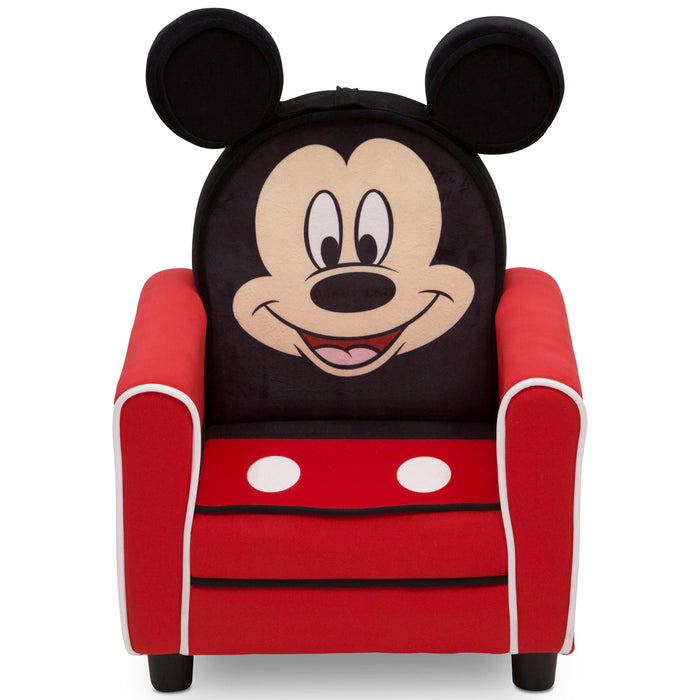 Delta Children Mickey Mouse Figural Upholstered Kids Chair