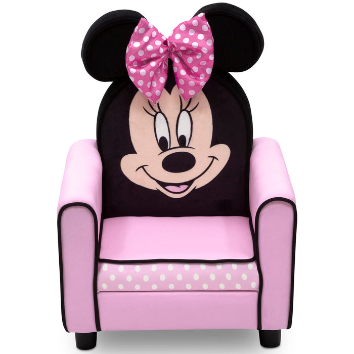 Delta Children Minnie Mouse Figural Upholstered Kids Chair