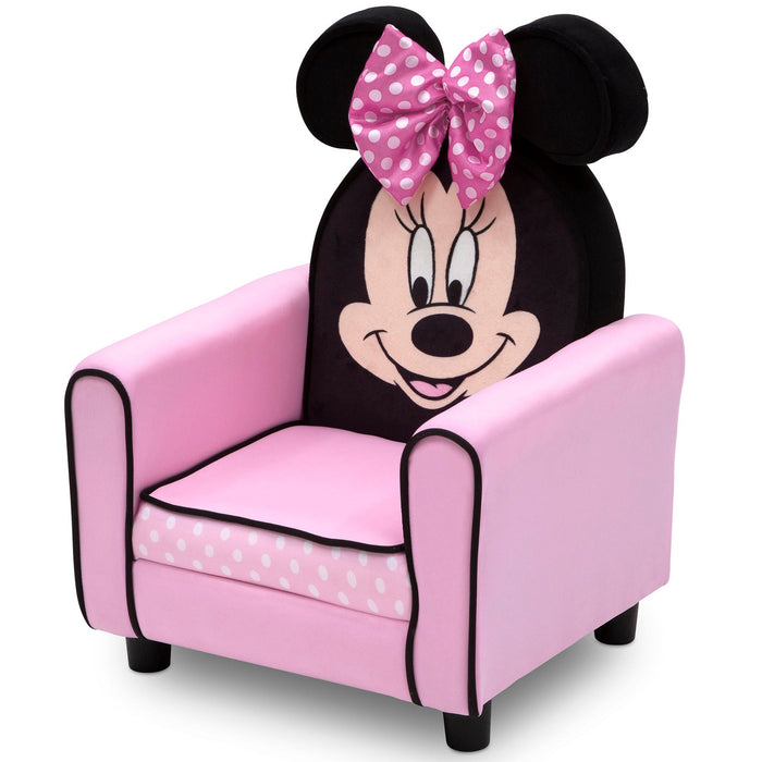 Delta Children Minnie Mouse Figural Upholstered Kids Chair