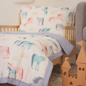 Shop Little Unicorn Cotton Muslin Toddler Bedding 3 Piece Set, Unicorns at GoodBuy Gear