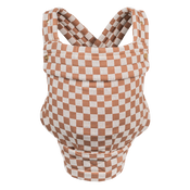 Shop Mabē The Monarch Carrier, Mocha Check at GoodBuy Gear