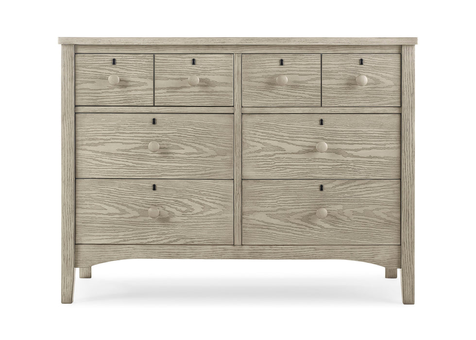 Farmhouse 6 Drawer Dresser with Interlocking Drawers