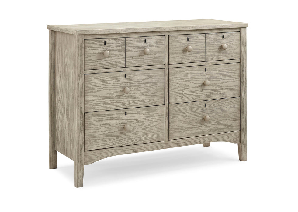 Farmhouse 6 Drawer Dresser with Interlocking Drawers