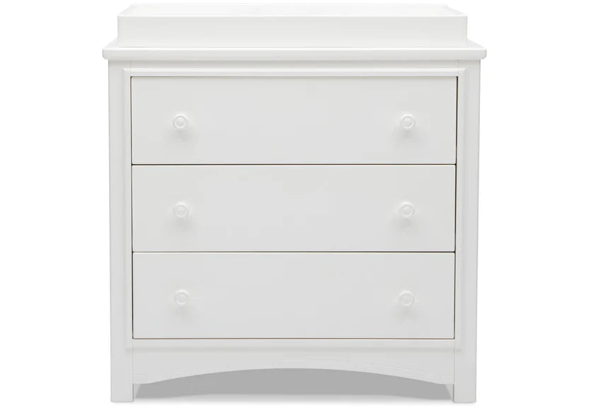Shop Delta Children 3 Drawer Dresser with changing Top, Moonstruck Grey at GoodBuy Gear