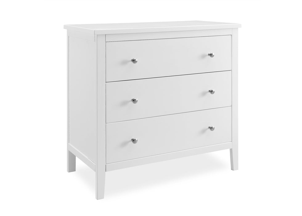 Delta Children Campbell 3 Drawer Dresser with Interlocking Drawers
