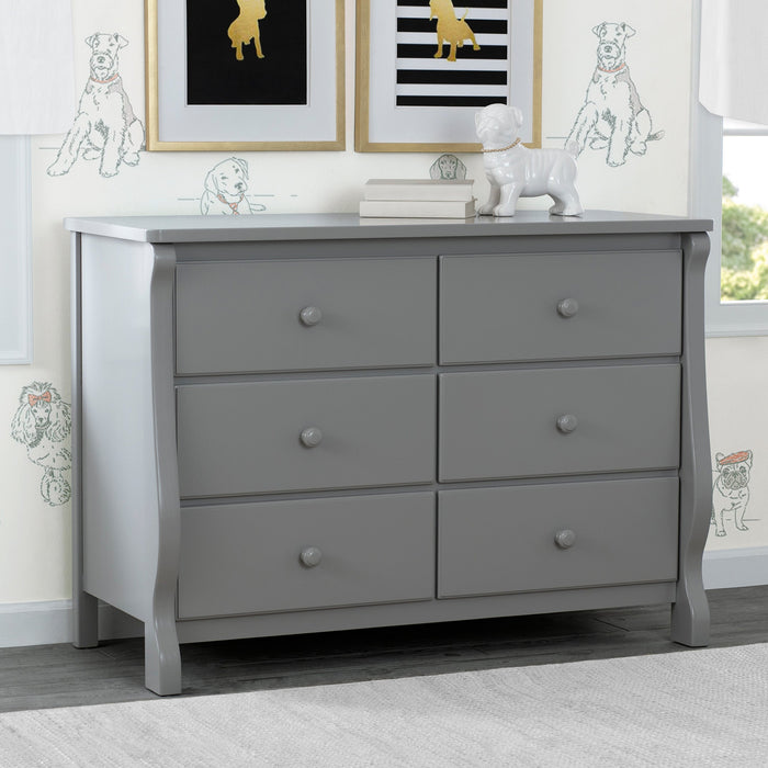 Delta Children Canton/Eclipse 6 Drawer Dresser with Interlocking Drawers