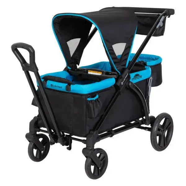 Shop Baby Trend Expedition 2-in-1 PLUS Stroller Wagon, Ultra Marine at GoodBuy Gear