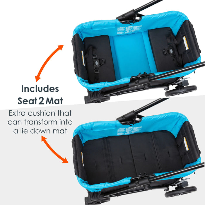 Baby Trend Expedition 2-in-1 Stroller Wagon PLUS, Ultra Marine