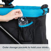 Shop Baby Trend Expedition 2-in-1 PLUS Stroller Wagon, Ultra Marine at GoodBuy Gear