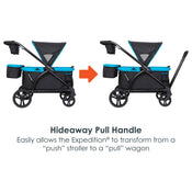 Shop Baby Trend Expedition 2-in-1 PLUS Stroller Wagon, Ultra Marine at GoodBuy Gear