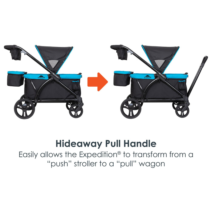 Shop Baby Trend Expedition 2-in-1 PLUS Stroller Wagon, Ultra Marine at GoodBuy Gear