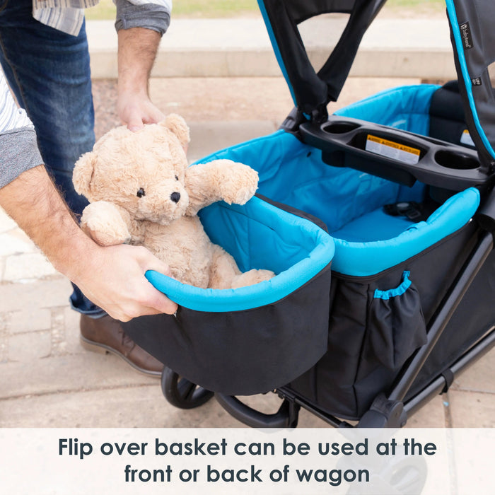 Baby Trend Expedition 2-in-1 Stroller Wagon PLUS, Ultra Marine
