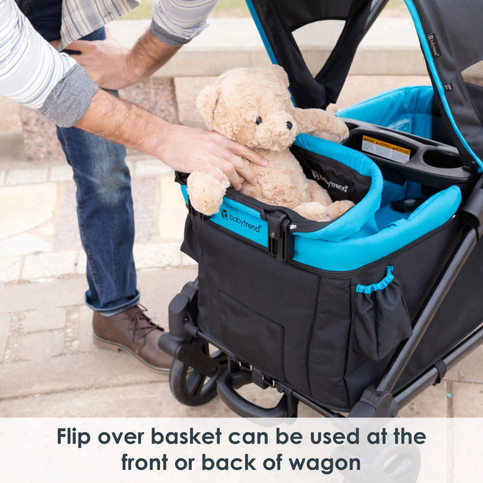 Baby Trend Expedition 2-in-1 Stroller Wagon PLUS, Ultra Marine