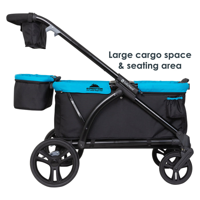 Baby Trend Expedition 2-in-1 Stroller Wagon PLUS, Ultra Marine