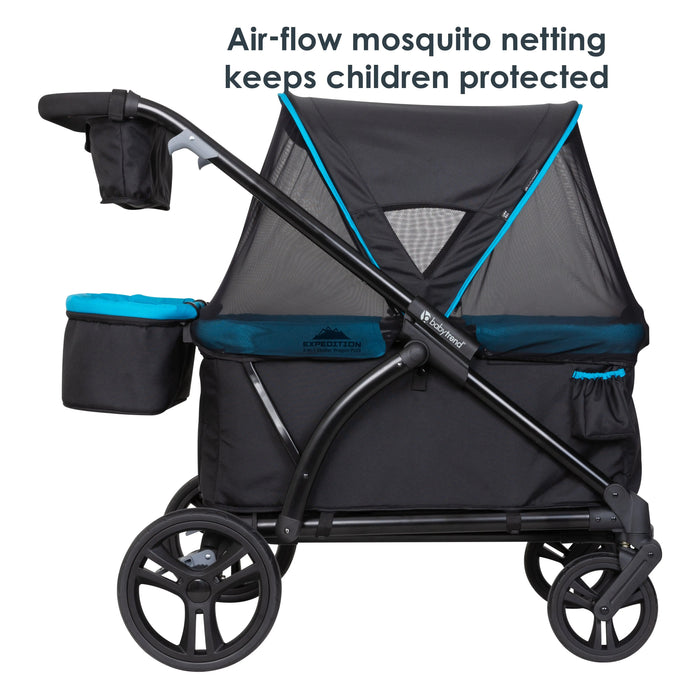 Baby Trend Expedition 2-in-1 Stroller Wagon PLUS, Ultra Marine