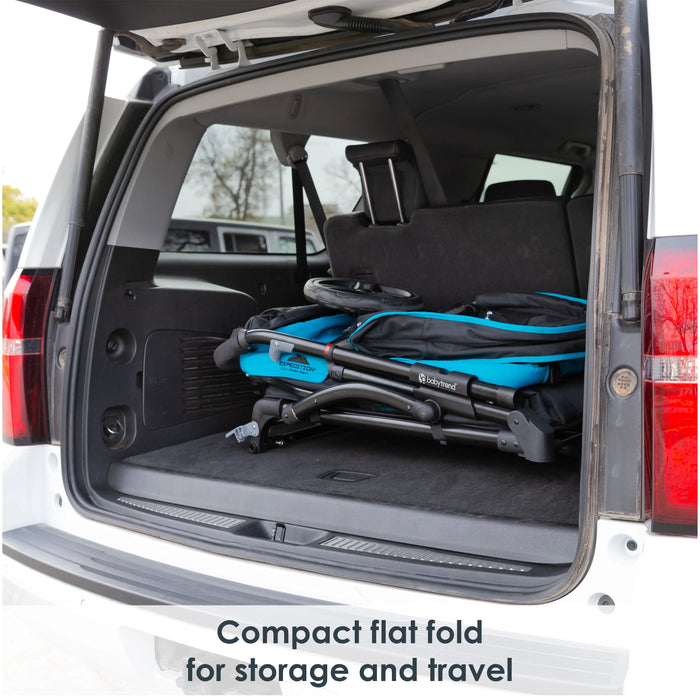 Baby Trend Expedition 2-in-1 Stroller Wagon PLUS, Ultra Marine