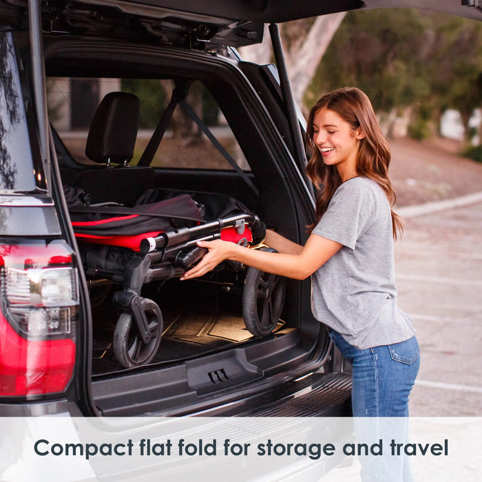 Shop Baby Trend Tour™ 2-in-1 Stroller Wagon, Mars Red at GoodBuy Gear