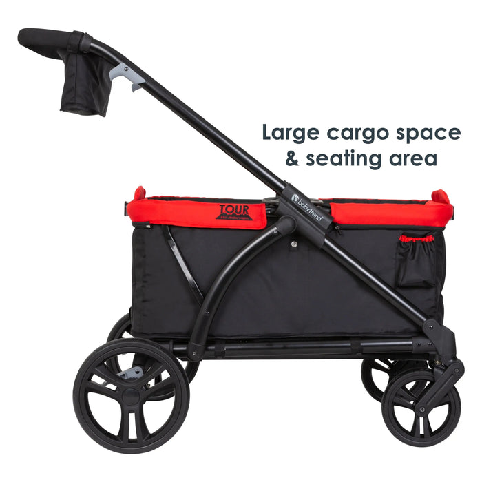 Shop Baby Trend Tour™ 2-in-1 Stroller Wagon, Mars Red at GoodBuy Gear