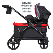 Shop Baby Trend Tour™ 2-in-1 Stroller Wagon, Mars Red at GoodBuy Gear