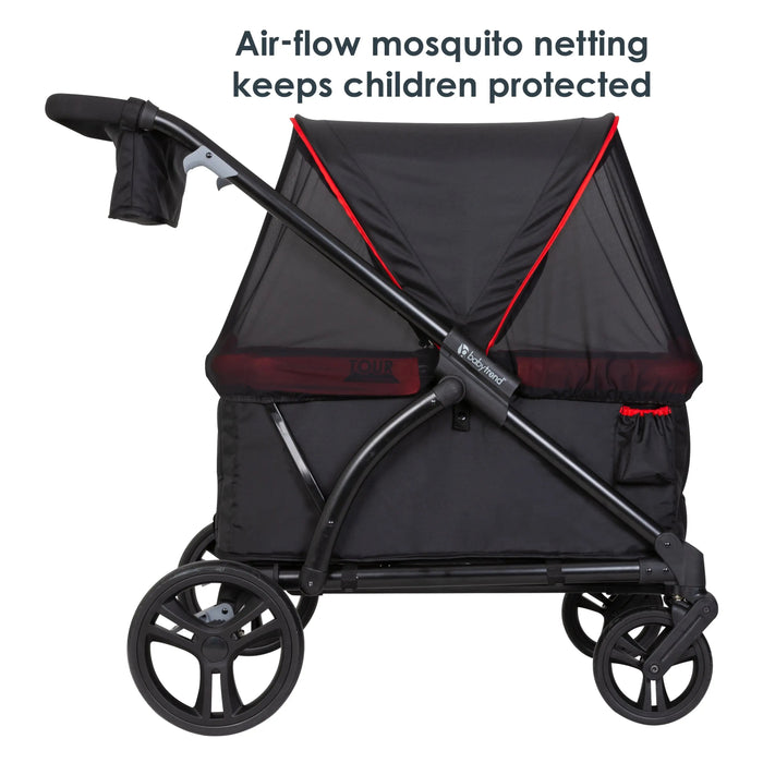 Shop Baby Trend Tour™ 2-in-1 Stroller Wagon, Mars Red at GoodBuy Gear