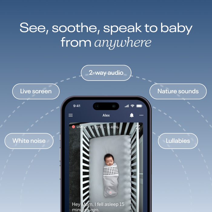 Nanit Pro HD Baby Monitor with Wall Mount