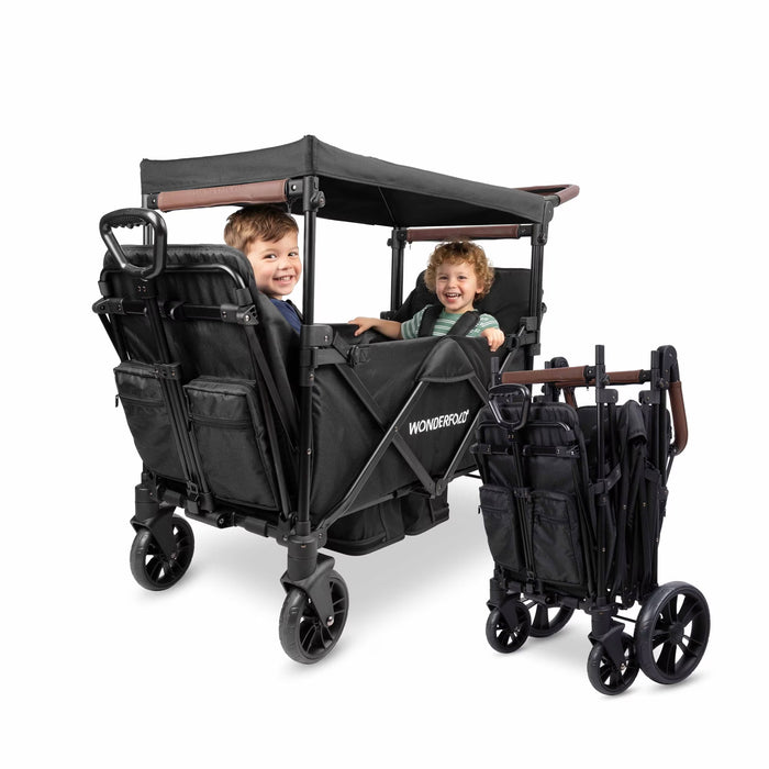 Wonderfold X2R Stroller Wagon, Black