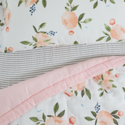 Shop Little Unicorn Cotton Muslin Toddler Bedding 3 Piece Set, Watercolor Roses Grande at GoodBuy Gear