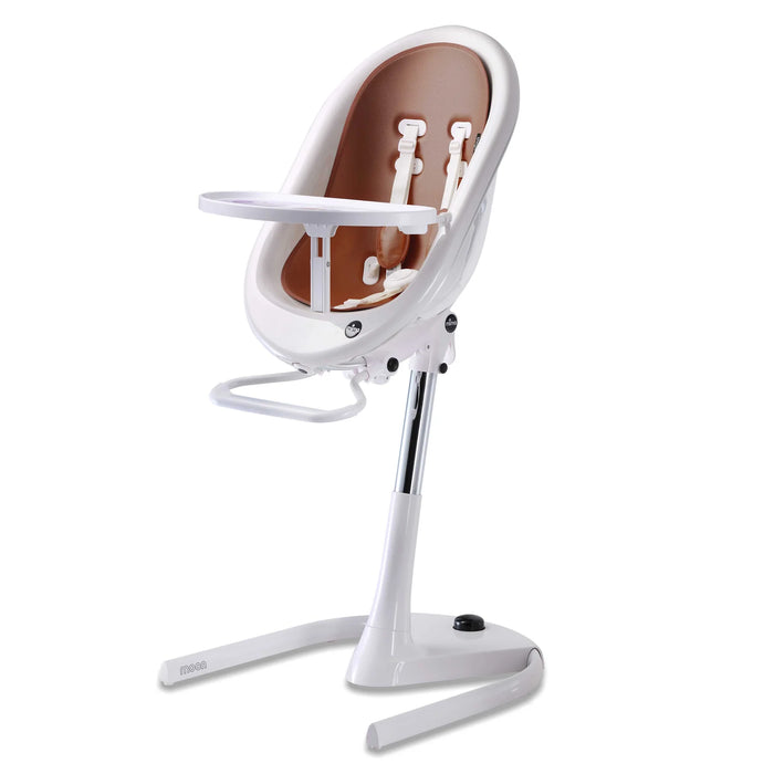Shop Mima Moon High Chair, White, 2G, Camel at GoodBuy Gear
