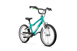Shop Woom GO 3 Bike "16, AUTOMAGIC, Metallic turquoise at GoodBuy Gear
