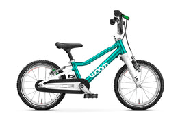 Shop Woom GO 2 Bike- 14”, Metallic turquoise at GoodBuy Gear