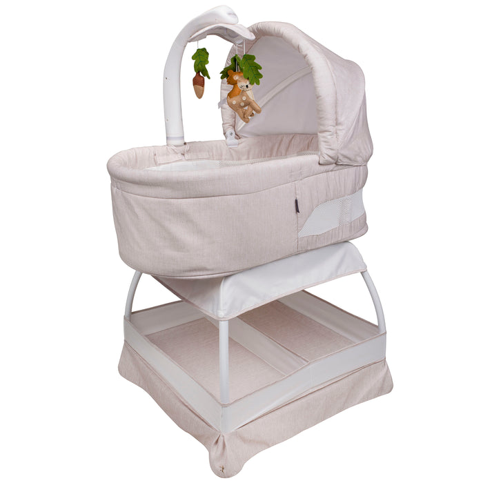 TruBliss Sweetli Calm Bassinet, Wheat Melange