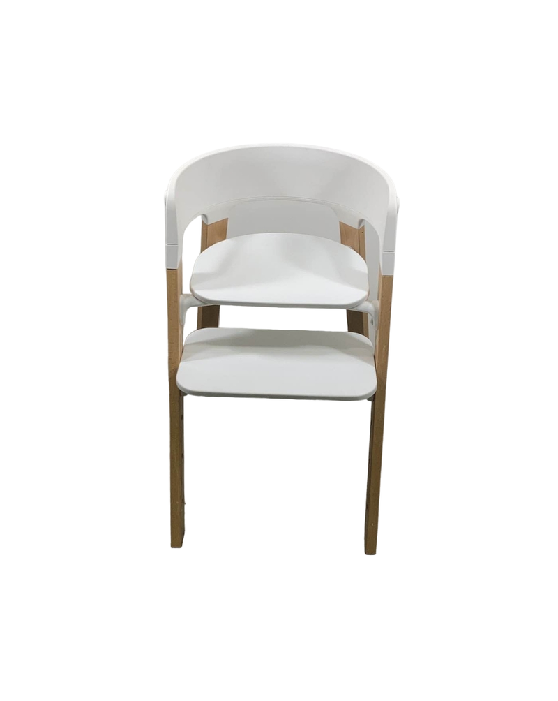 stokke steps white natural Stokke Steps Chair, White/Natural