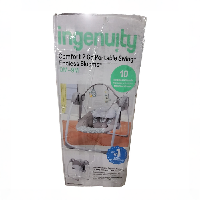 Shop Ingenuity Comfort 2 Go Compact Portable Baby Swing, Endless Blooms at GoodBuy Gear