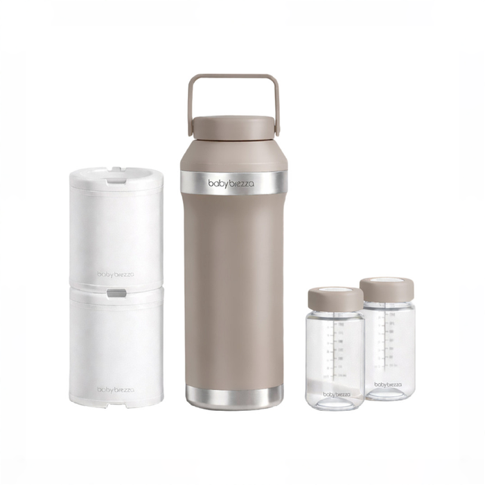 Shop Baby Brezza All Day Portable Breastmilk Cooler, Taupe at GoodBuy Gear