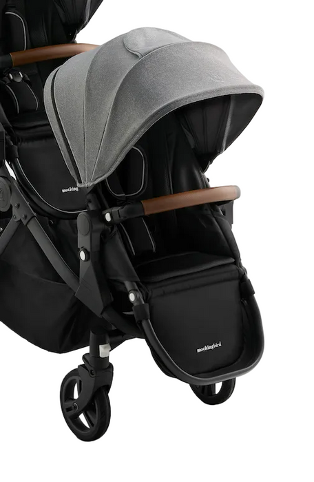 Shop Mockingbird 2nd Seat Kit 3.0, Heather Grey, Charcoal with Penny Leather at GoodBuy Gear