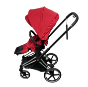 Shop Cybex PRIAM Stroller, 2019, Chrome With Black Details, True Red at GoodBuy Gear