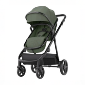Shop Mompush Meteor 2 Stroller, 2025, Black Frame, Forest at GoodBuy Gear