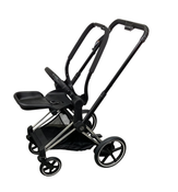 Shop Cybex E-PRIAM Stroller Frame Only, 2021, Chrome With Black Details, without Battery at GoodBuy Gear