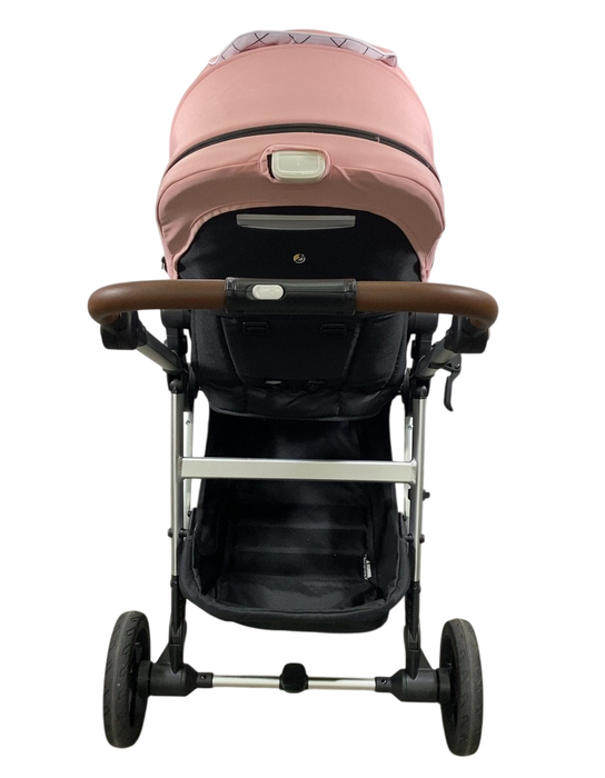 Shop Mockingbird Single 2.0 Stroller, 2025, Bloom, Silver With Penny Leather, Windowpane at GoodBuy Gear